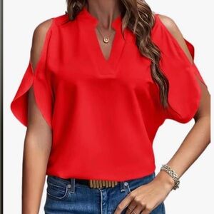 Women's Cold Shoulder Tops Summer Fashion.. never have been worn..